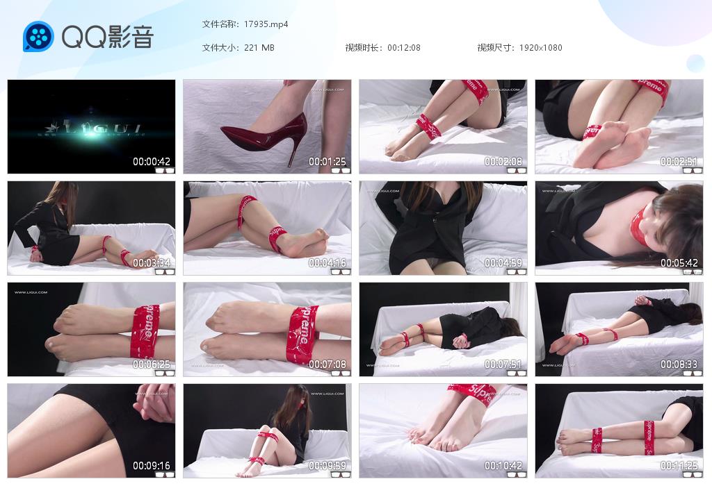 【丽柜美束】美束 老板的测试晓雪 B2277-缚绑绳艺