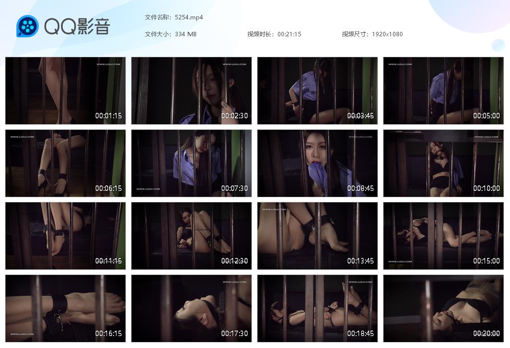 【丽柜美束】美束 新片禁享狱丝私人定制版完全版兔子监狱镣铐口  B2282-缚绑绳艺