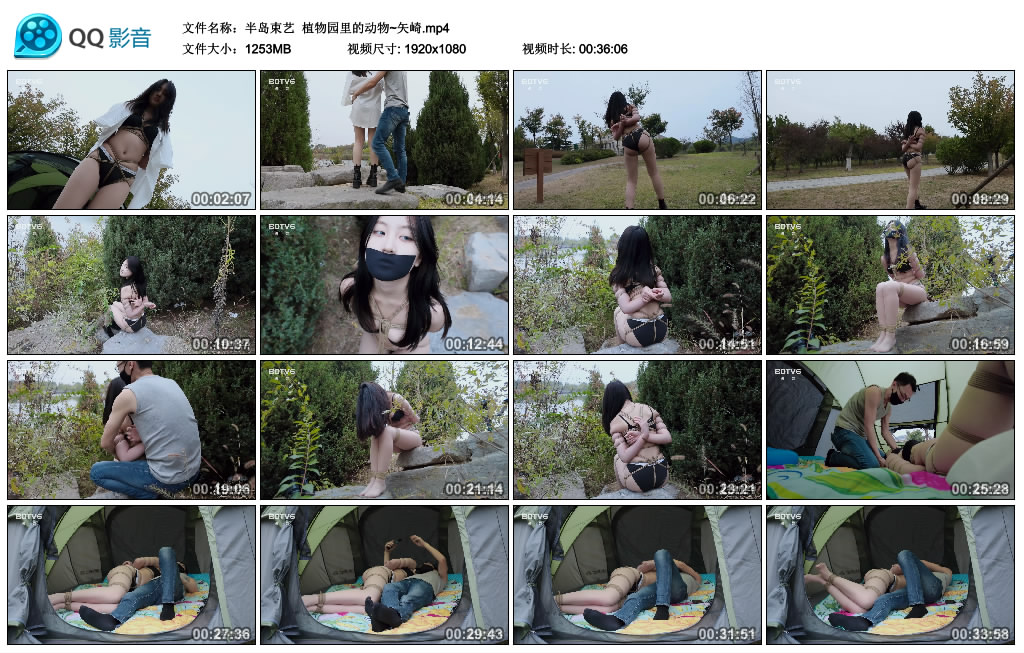 【半岛束艺】 植物园里的动物~矢崎-缚绑绳艺
