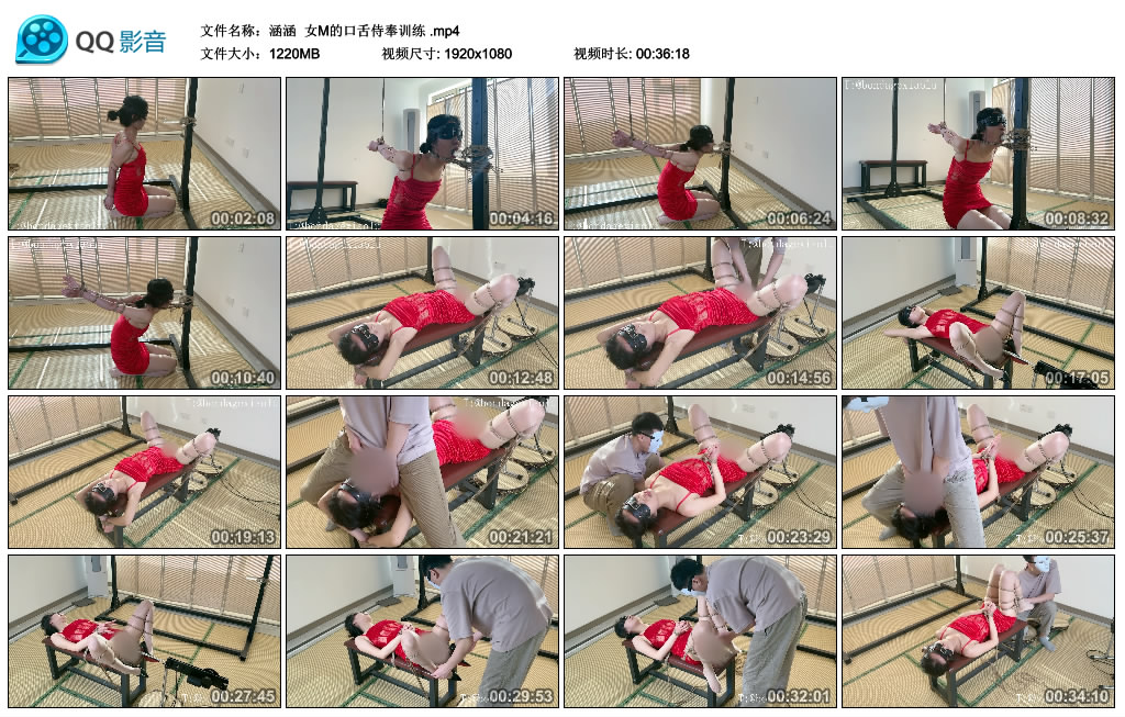 【涵涵】 女M的口舌侍奉训练-缚绑绳艺