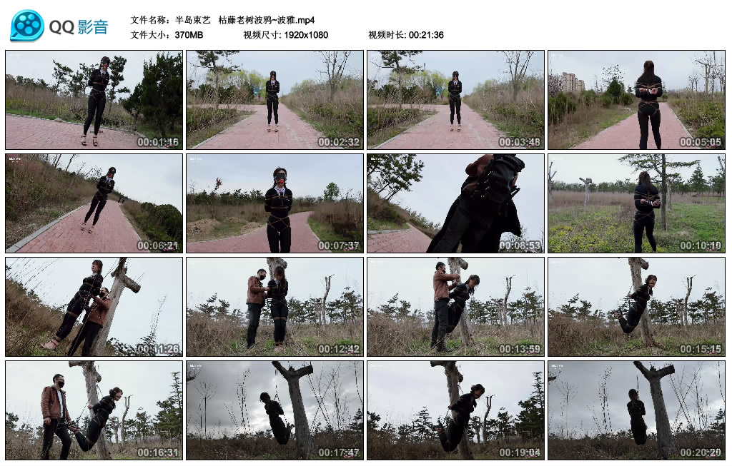 【半岛束艺】  枯藤老树波鸦~波雅-缚绑绳艺