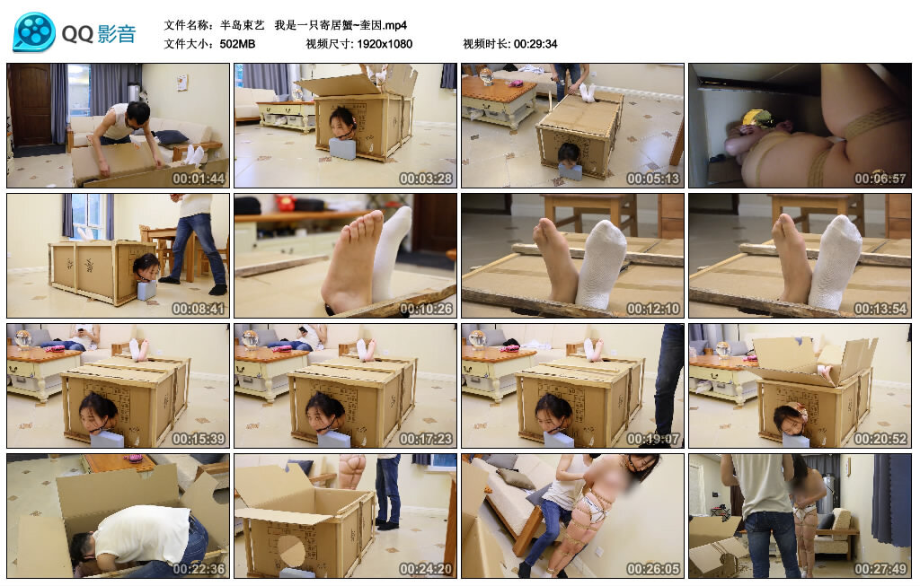 【半岛束艺】 我是一只寄居蟹~奎因-缚绑绳艺