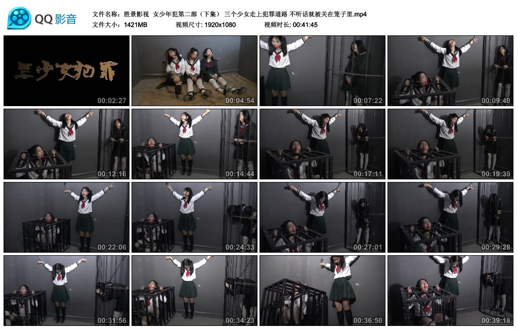 【胜景影视】女少年犯第二部（下集）-缚绑绳艺
