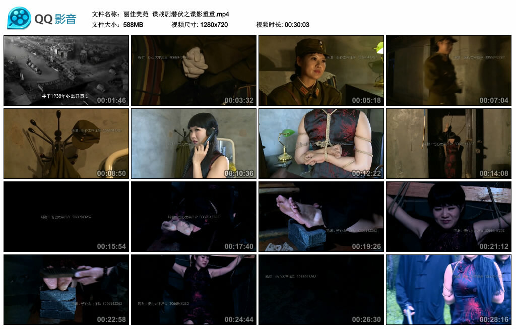 【丽佳美苑】谍战剧潜伏之谍影重重-缚绑绳艺