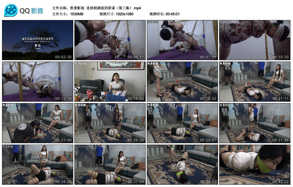【胜景影视】连续剧剧组的阴谋（第三集）-缚绑绳艺